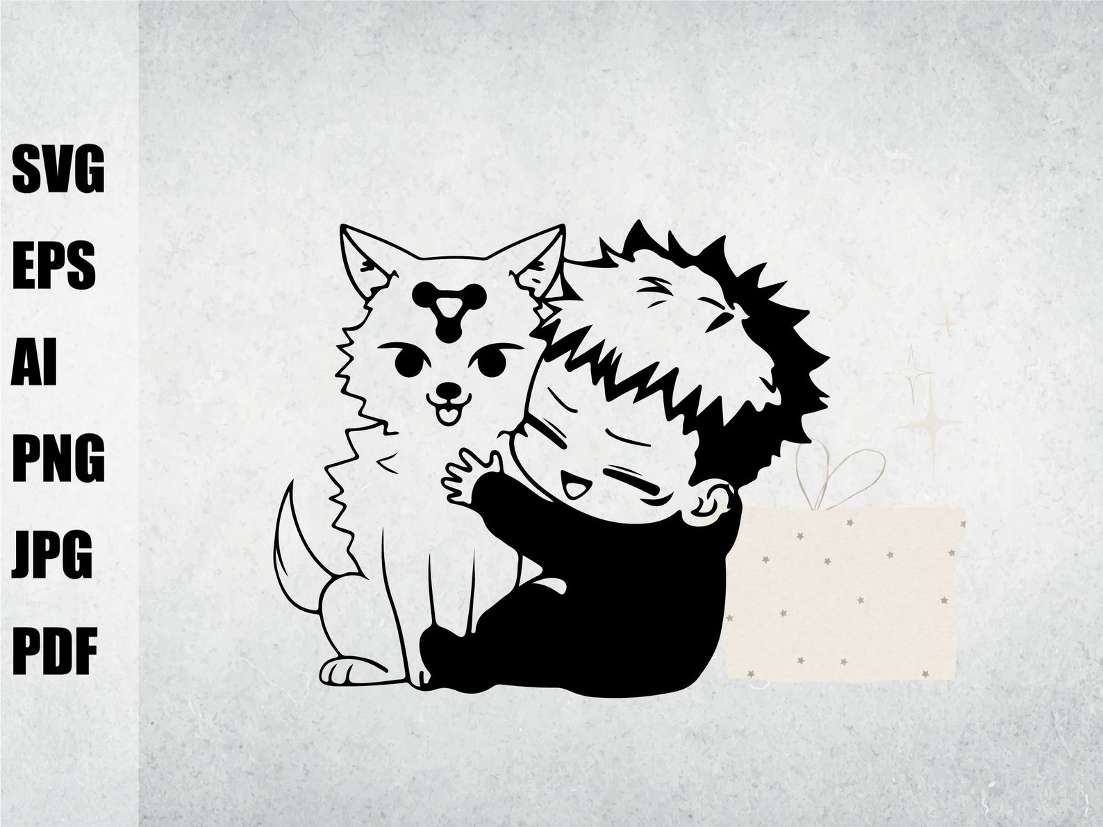 Jujutsu Kaisen svg Anime svg file download Manga SVG | Etsy