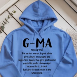 おばあちゃんへの贈り物、G-MA ディフィニション パーカー