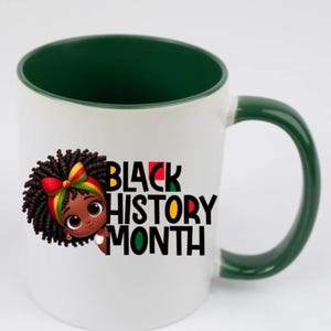 Mok Black History Month – Pride-mok, keramische beker van 11 oz of 15 oz