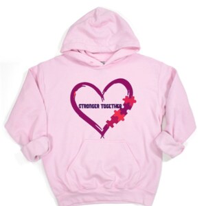 STRONGER TOGETHER HEART Puzzle Shirt, Valentine Puzzle Tee, Soft Romantic Shirt, Cute Valentine Tee,Unique Valentine Vibes Tee Shirt