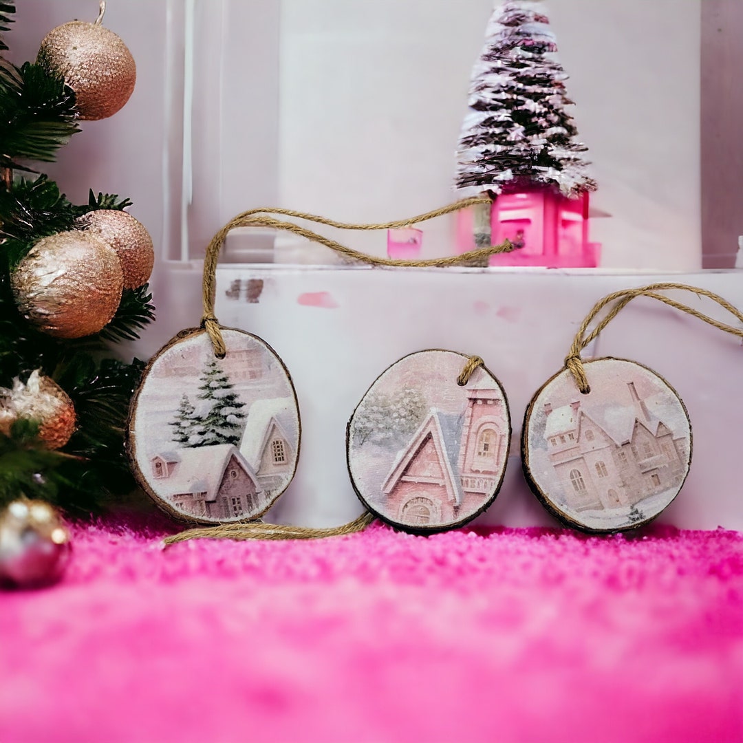 Handmade Decoupaged Ornaments Etsy