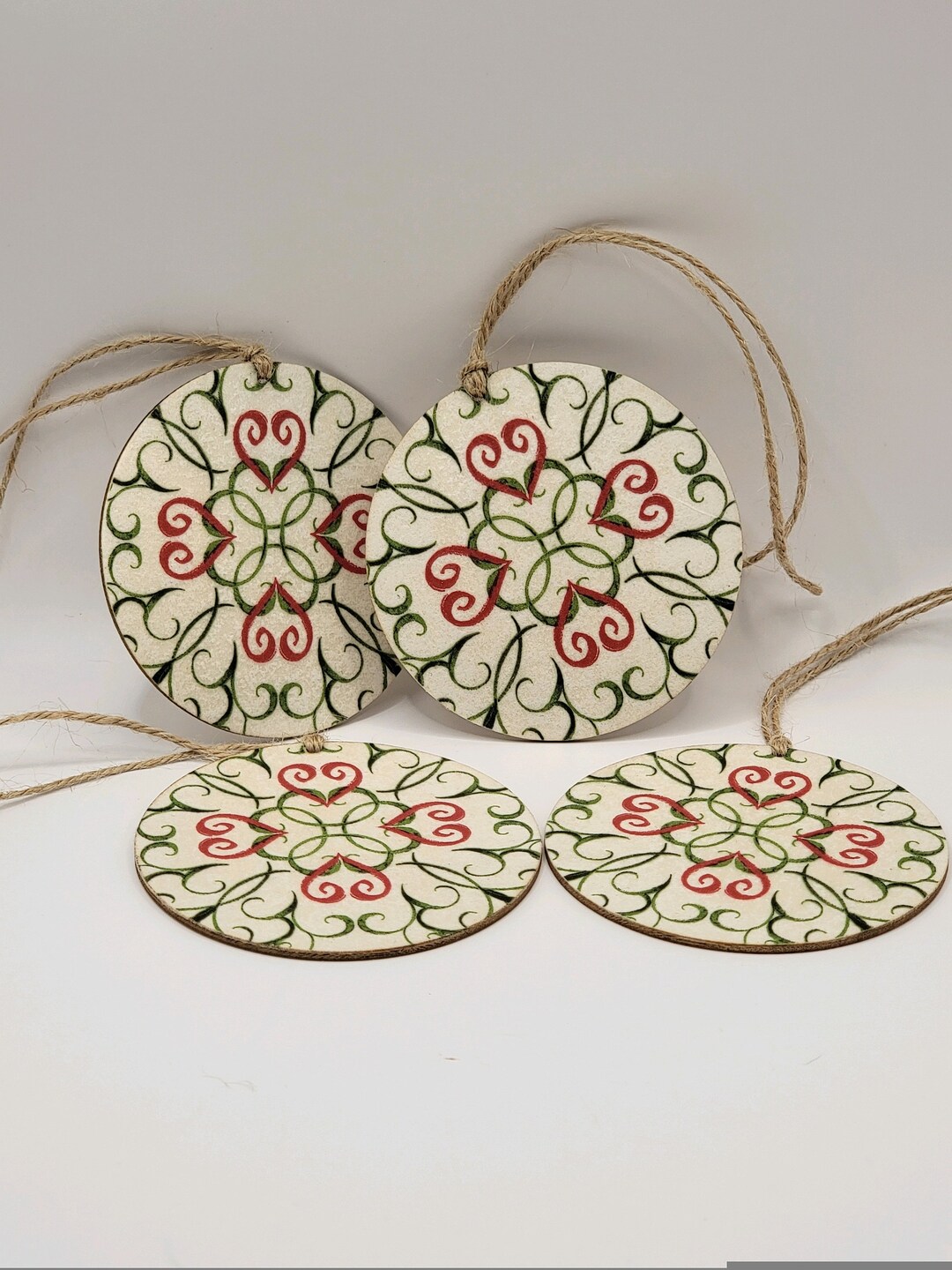 Handmade Decoupaged Ornaments Etsy