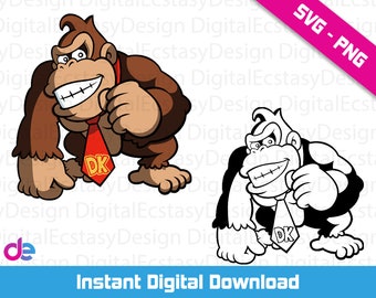 Download Donkey Kong Clipart Etsy