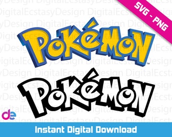 Pokemon Logo Svg Etsy