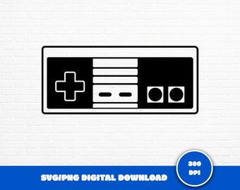 Retro Game Controller SVG: Gamer Cut File (Digital Download)
