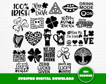 Irish SVG Bundle: St Patricks Day Designs (Digital Download)