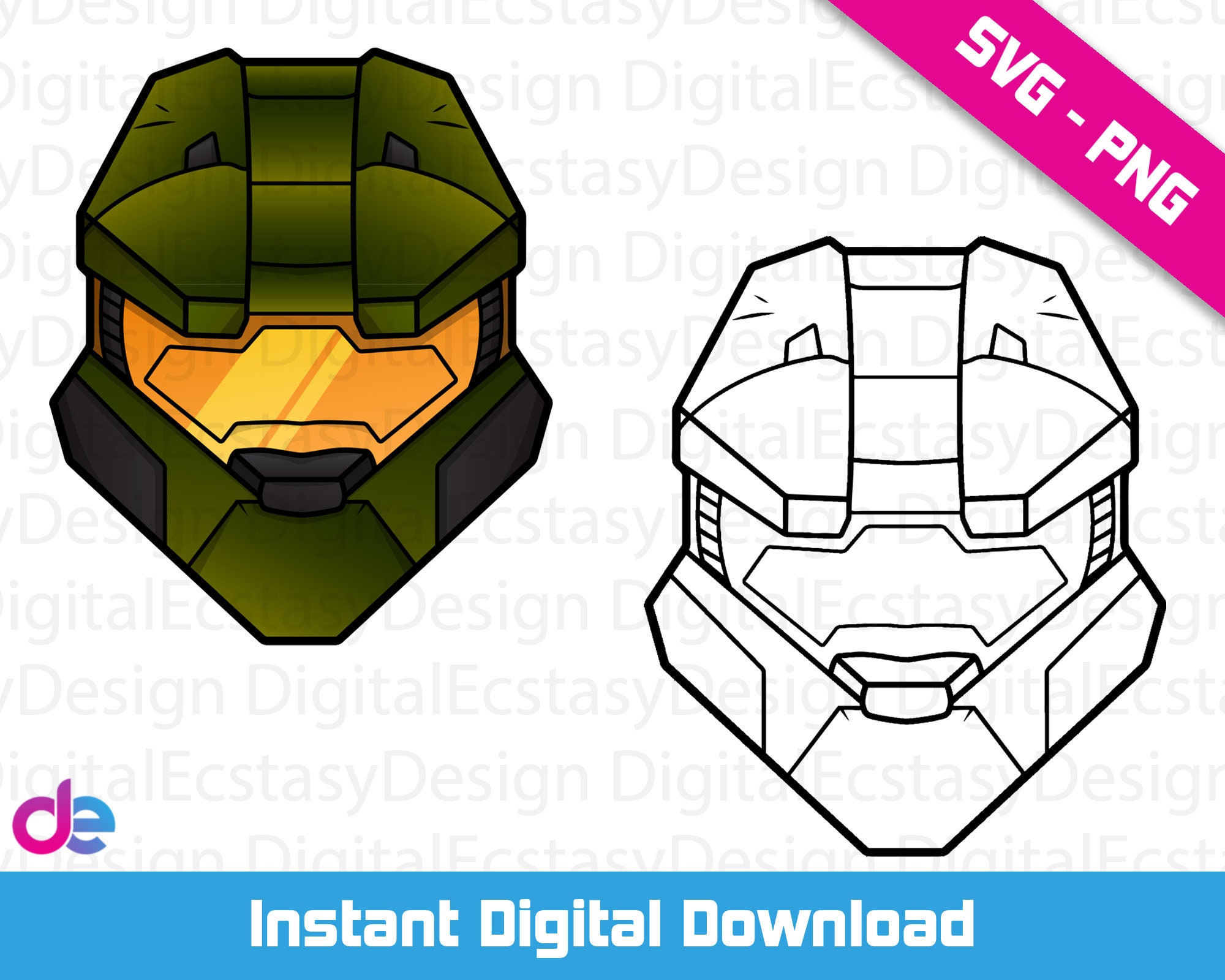 Halo Master Chief Helmet SVG Legendary Vinyl for Cricut Cut Etsy