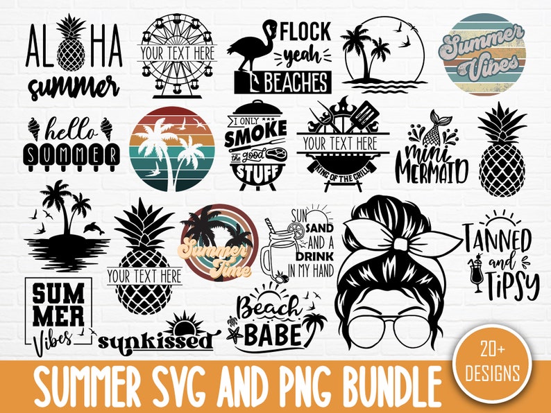 Summer SVG Bundle Beach SVG Lake SVG Vacation Svg - Etsy