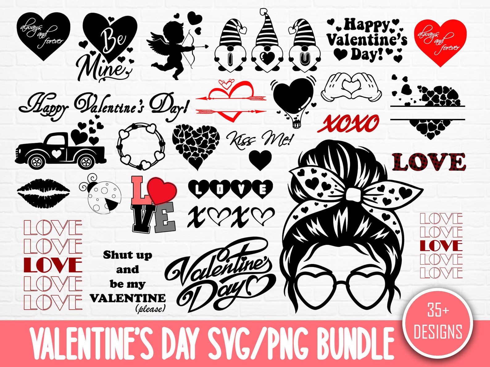 Valentine's Day SVG Bundle Valentine's SVG Cupid - Etsy