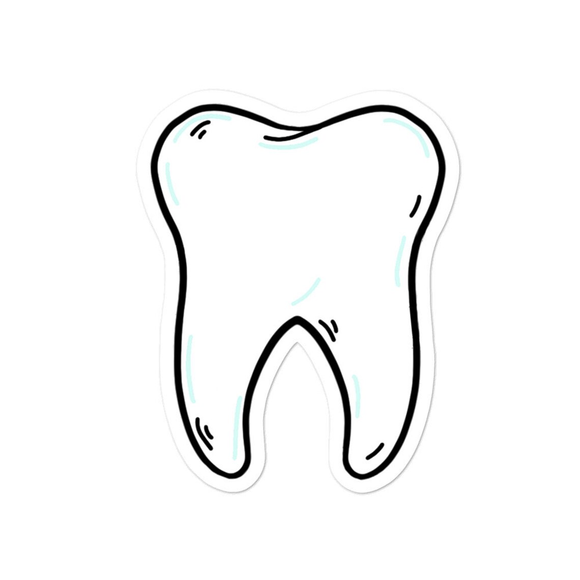Tooth Sticker Etsy