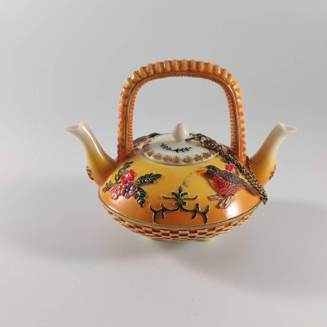 VTG Nini Hand Painted Miniature Radiance Teapot Unisex Gift Etsy