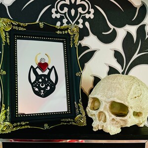 Mystical Cat Frame/Mirror/wall/home decoration