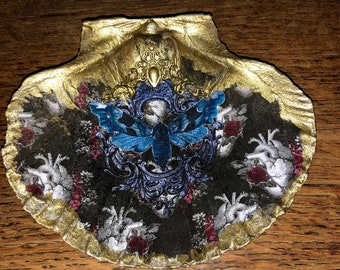 Butterfly shell - decorative plate