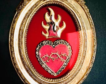 Baroque frame Ex voto/wall/home decoration