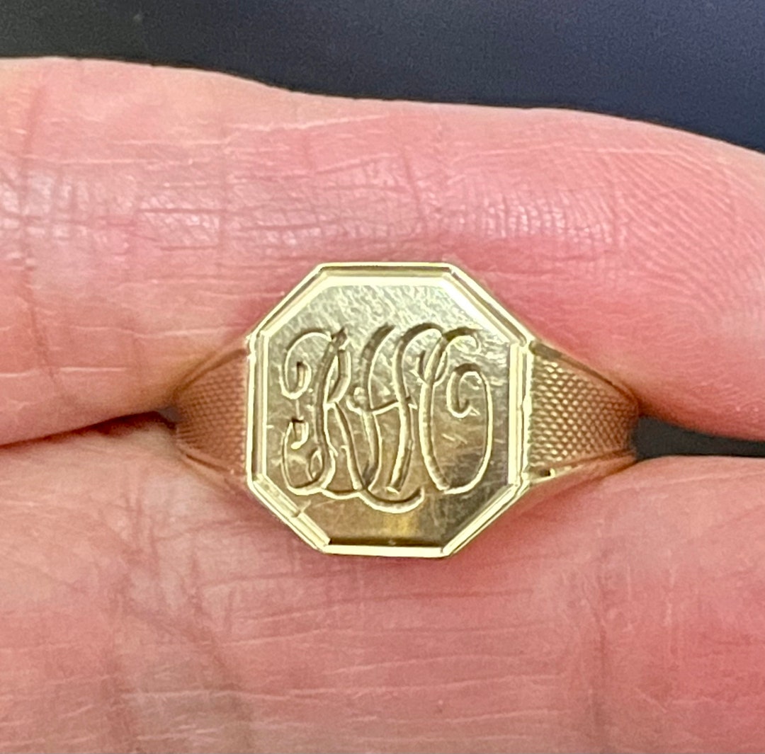 Ring 9 - Thin Engraved Ring main image 1