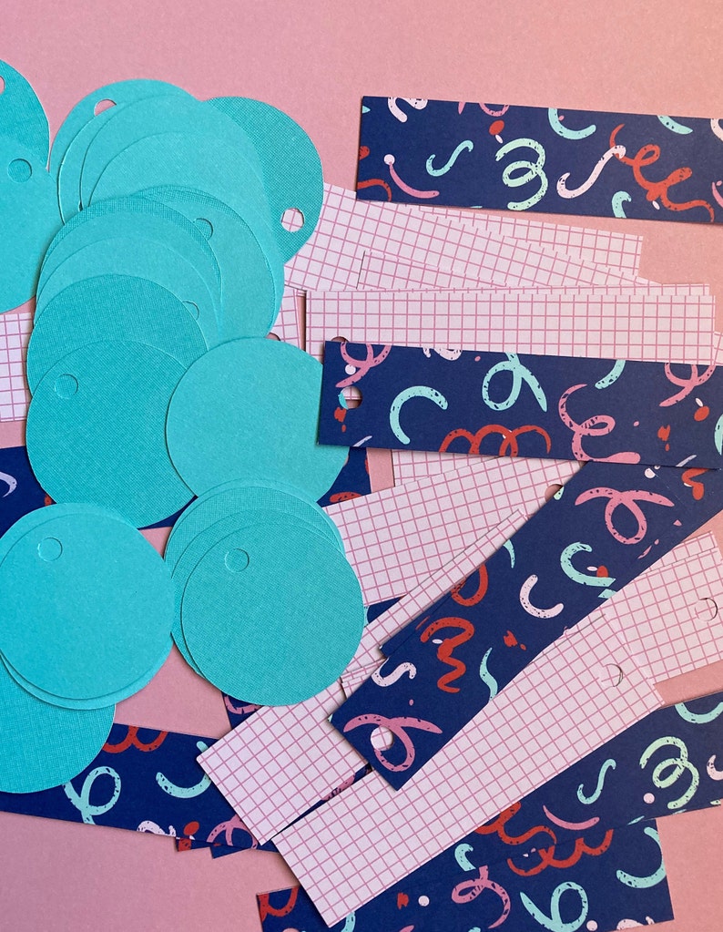 Zig Zag Recycled Gift Tags