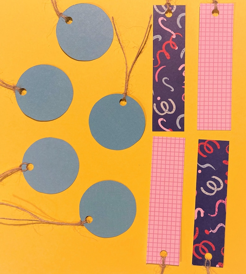 Zig Zag Recycled Gift Tags
