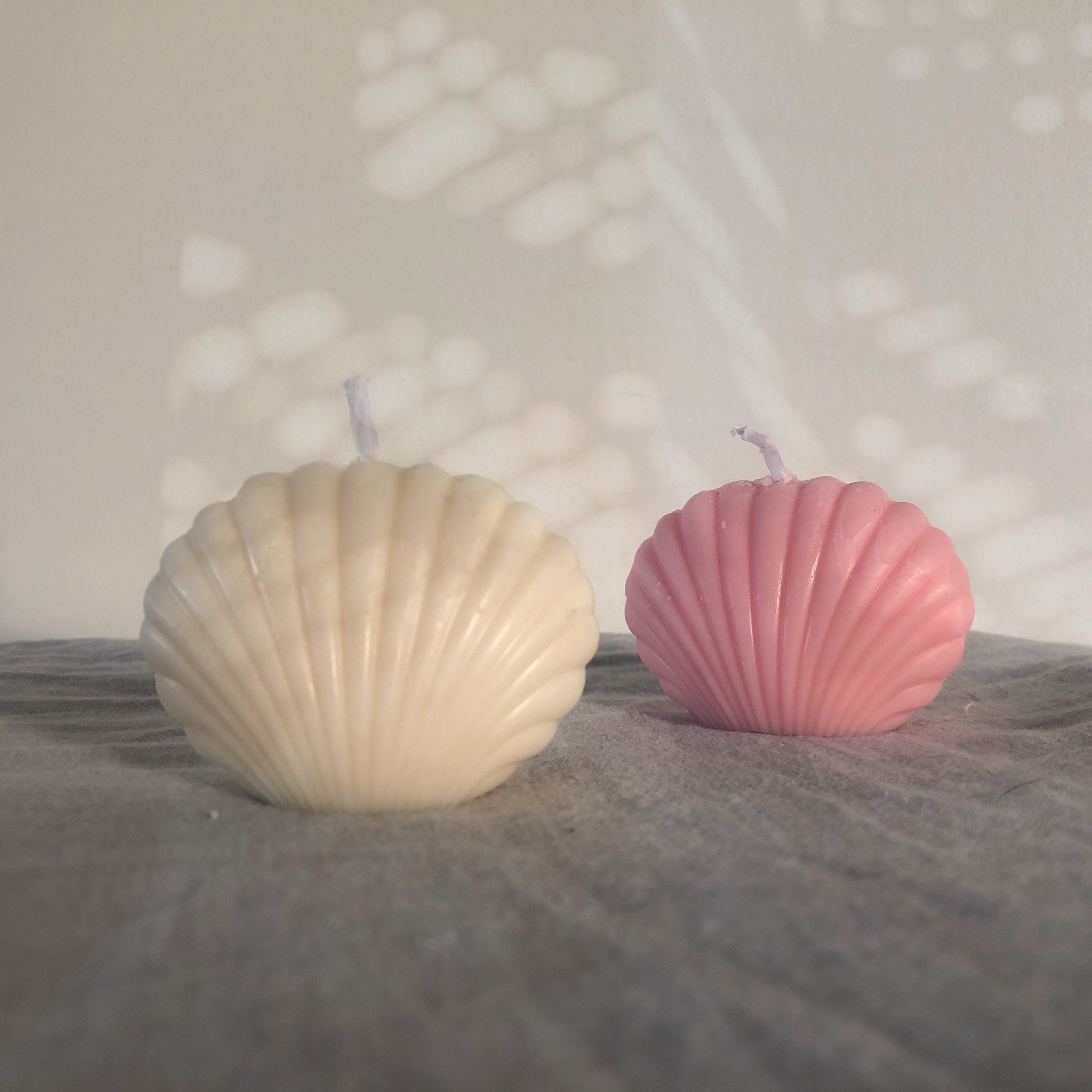 Bougie Mermaid Coquillage Naturelle Cire de Soja