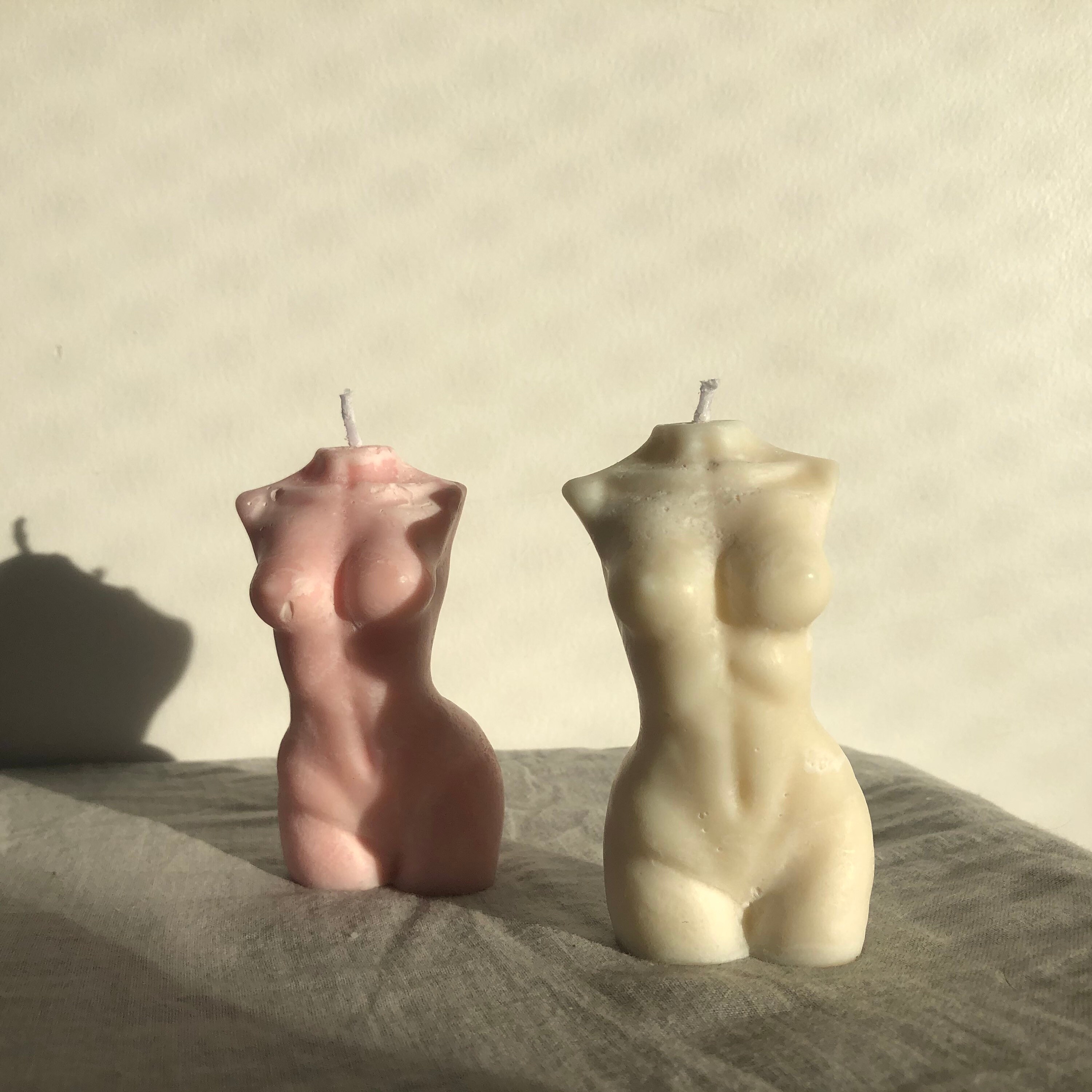 Bougie Solange Corps de Femme Faite Main Cire Soja