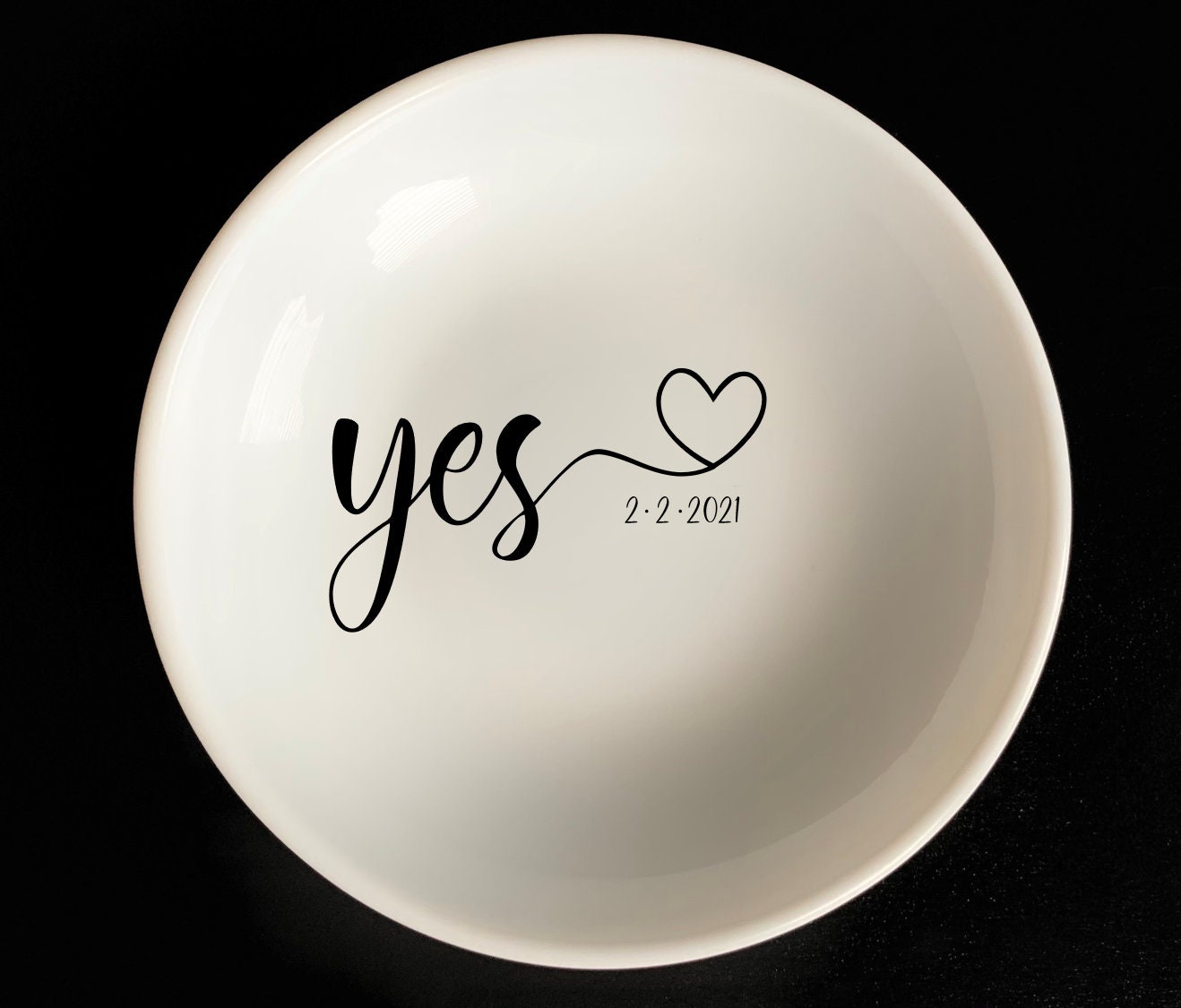 Personalized Jewelry Dish Wedding Ring Holder Personalized Etsy