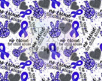 Blue ribbon awareness seamless file / seamless paper