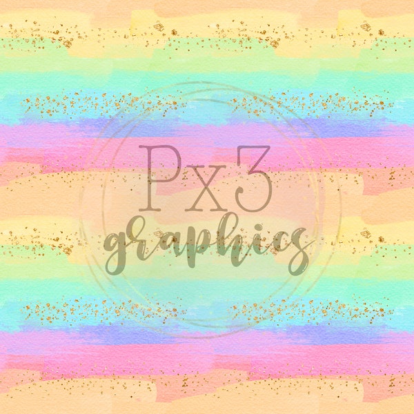 Pastel rainbow brushstrokes seamless file / seamless paper