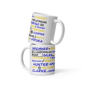 Leeds United Legends Themed 11oz Mug - Football