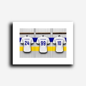 Personalised Leeds United Shirts Print - Football - Premier League - Championship