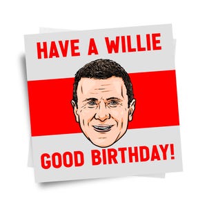Willie Peters Geburtstagskarte – Hull Kingston ROBERS – Rugby League