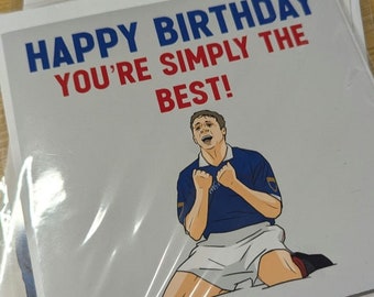 CUTPOPUP Football Fathers Day Card - Biglietto Di Copleanno Pop-up Sportivo, Nipote, Figlio