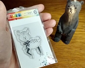 Cute little deer photopolymer stamp from Colorplay/Photoplay Paper ~*~ new in package