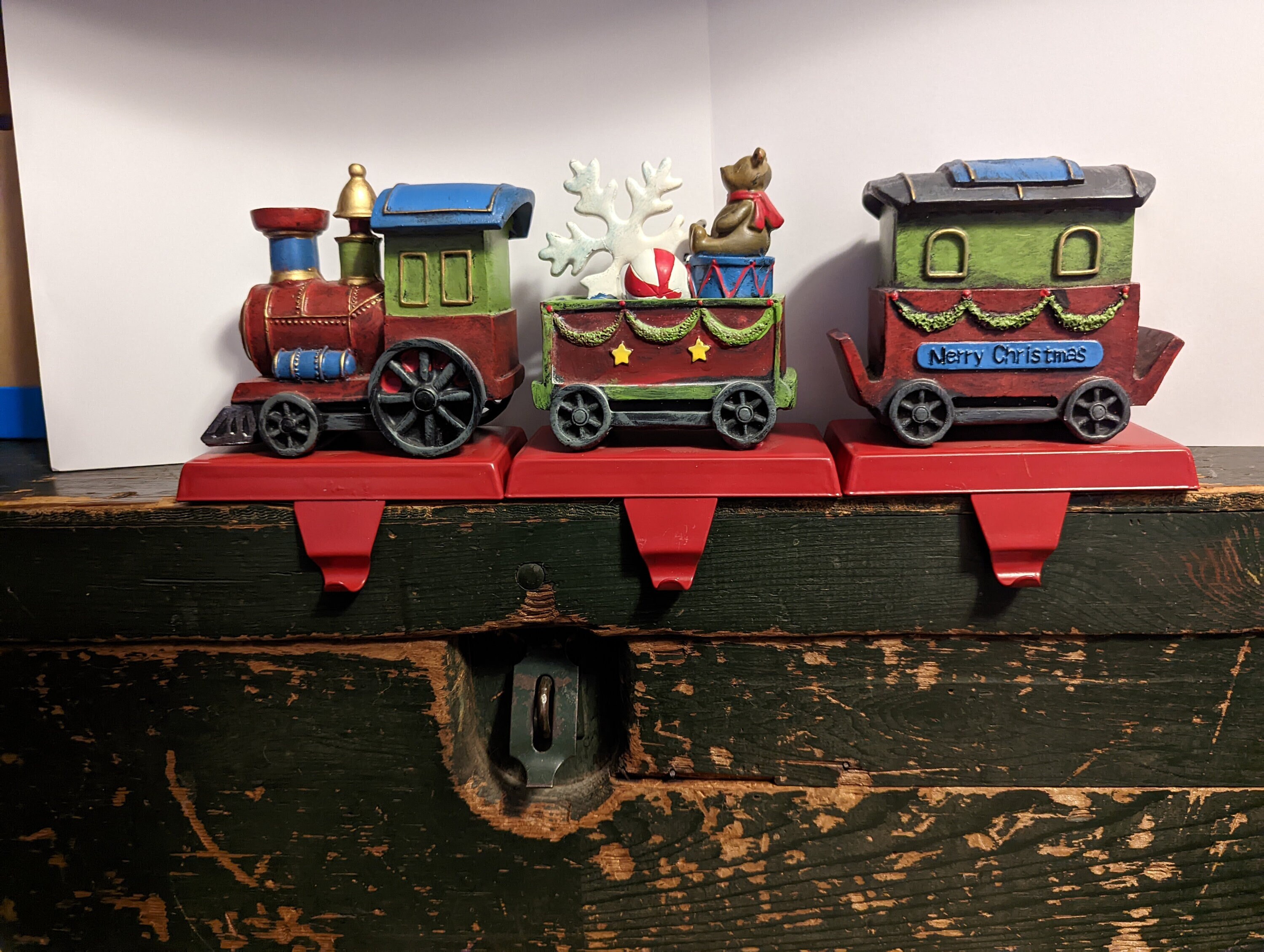 Train Stocking Holder Set Of