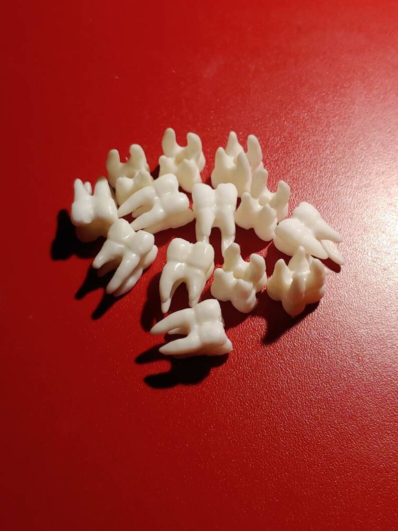 Plastic Teeth With Holes Etsy