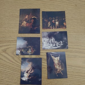 Pacote de adesivos Rembrandt 6 unidades frete grátis