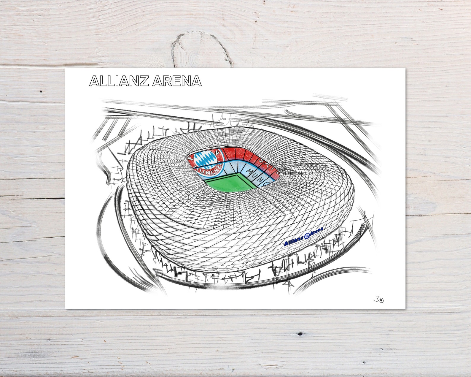 ausmalbilder allianz arena