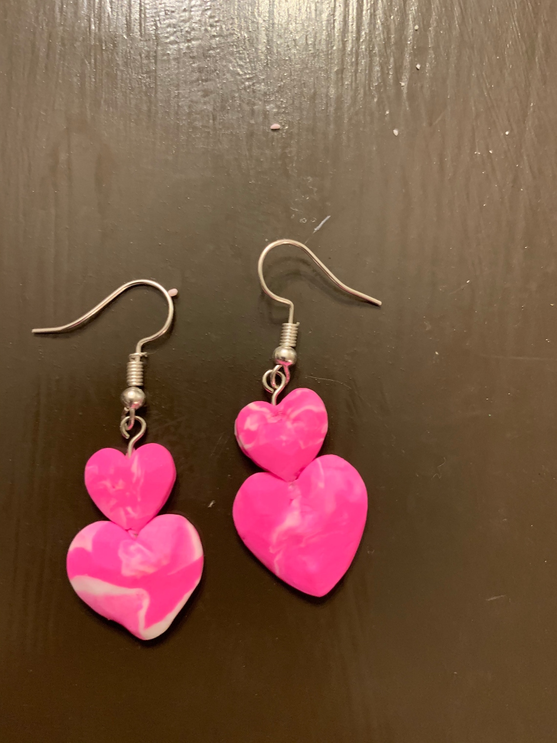Valentines Day Clay Earrings | Etsy
