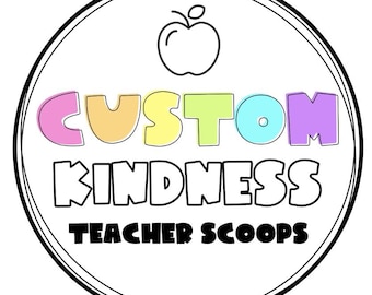 Teacher Scoop with Custom Pencil Pouch