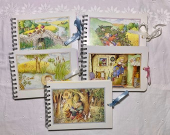 Handmade Sketchbook | Journal | Memory Book | Re-Purposed Children’s Book