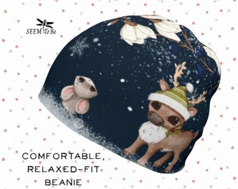 Unique Lightweight Cap | Soft Hat for Chemo Patient | Running Toque | Silent Winter Night Beanie