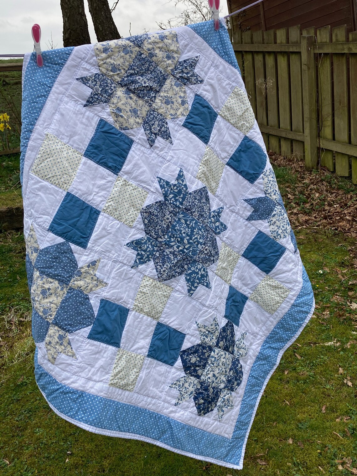 Patchwork Quilt Weathervane 40 square Etsy