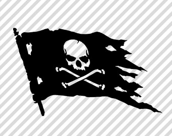 Pirate Flag Jolly Roger Vinyl Decal - 25 Colors