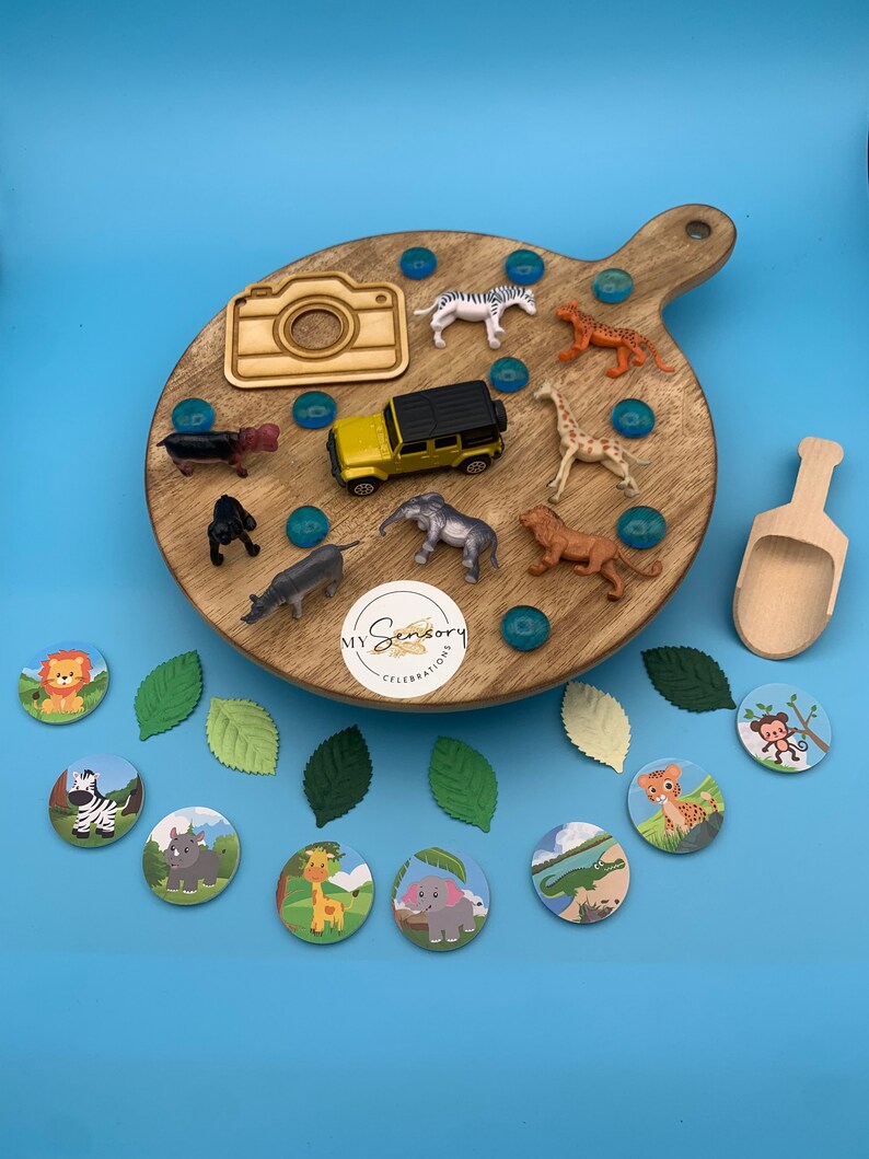 African Safari Sensory Bin Kit Etsy