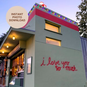 Famous Austin Texas Mural - I Love You So Much