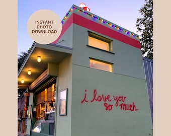 Famous Austin Texas Mural - I Love You So Much
