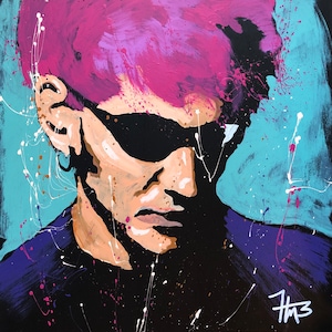 Layne Staley Portrait Druck Leinwand