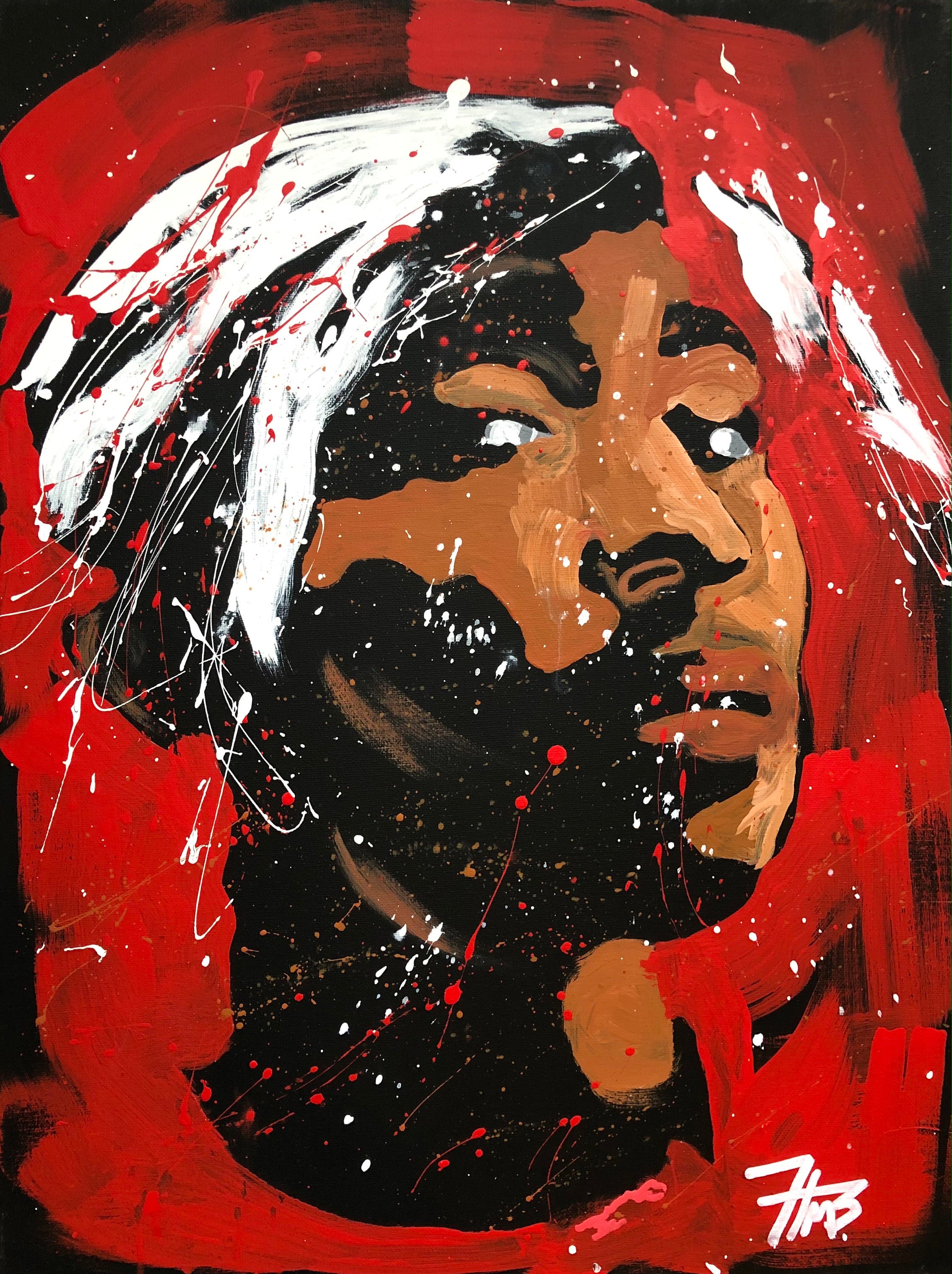 Tupac Shakur Pop Art Portrait - Digital Download - Printable Wall