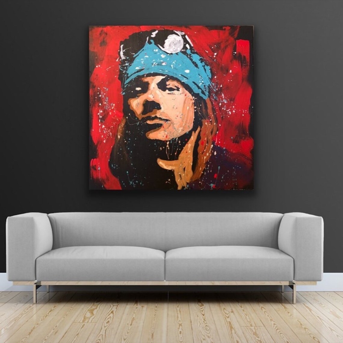 Axl Rose Pop Art Portrait Digital Download Printable Wall - Etsy
