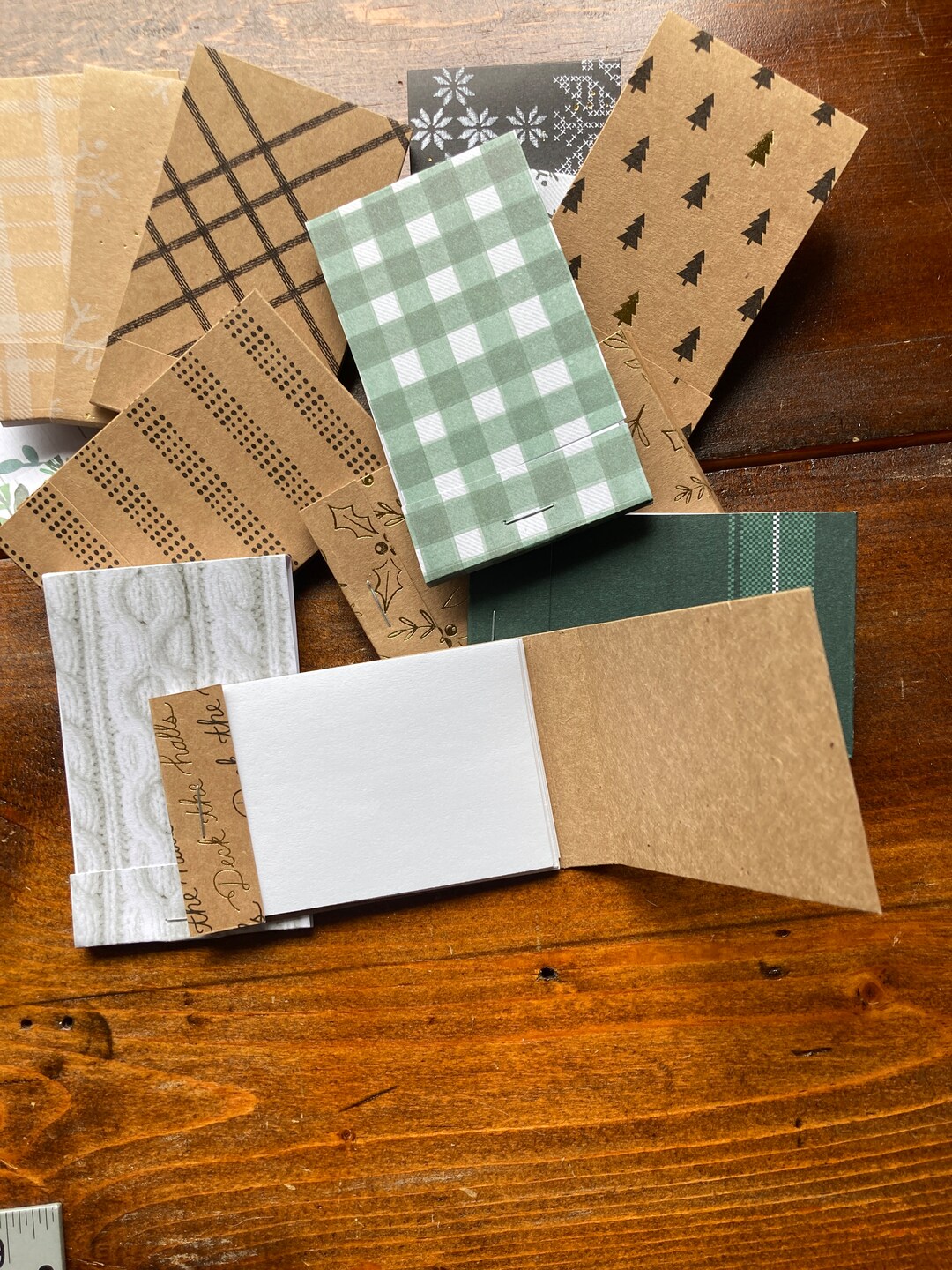 Notepads, Matchbook Pocket Notepad, Stocking Stuffer, Teacher Gifts, Co