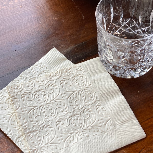 Embossed Napkins Etsy