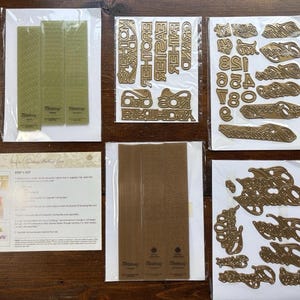 Anna Griffin WISHFUL THINKING Dies and Embossing Border Folder set New!